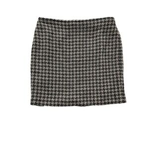 G Signature Women's Tweed Pencil Skirt Size 16 Black Beige Classic Office